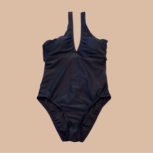 Kona Sol NWT Black Women's One Piece Swimsuit, size Large 🌞